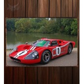 Металлическая табличка Ford GT40 (MkIV)